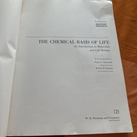 CHEMICAL BASIS OF LIFE: INTRODUCTION TO MOLECULAR & CELL BIOLOGY HC(FC-39-2) - Picture 9 of 10